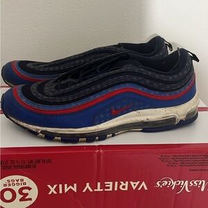 Nike Air Max 97 Men's Sneakers - Blue and Black